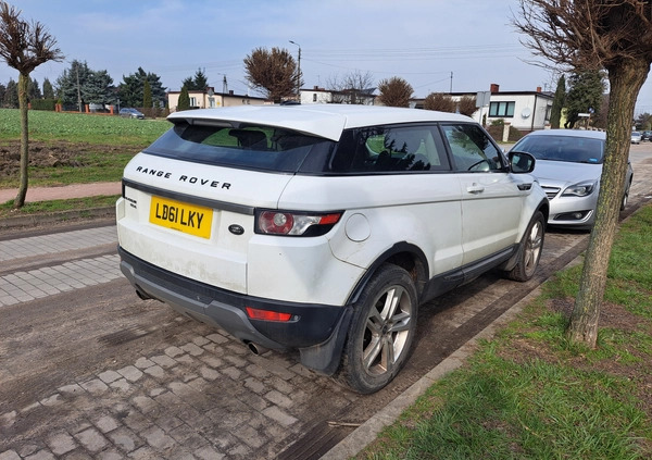 Land Rover Range Rover Evoque cena 17500 przebieg: 190000, rok produkcji 2011 z Krośniewice małe 29